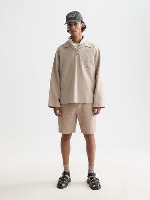 Seasonal Essentials —  Fave Cotton Linen Regular-Fit Chino Shorts