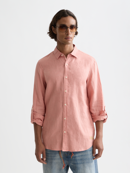 Seasonal Essentials —  Linen Regular-Fit Shirt
