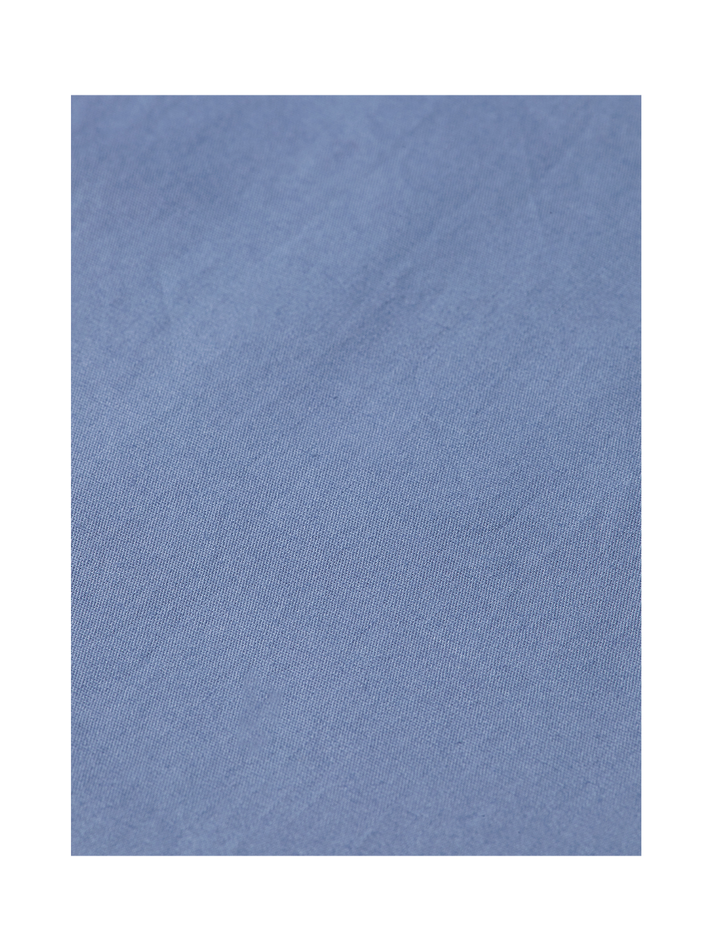 Chemise ajustée en popeline de coton uni saisonnier