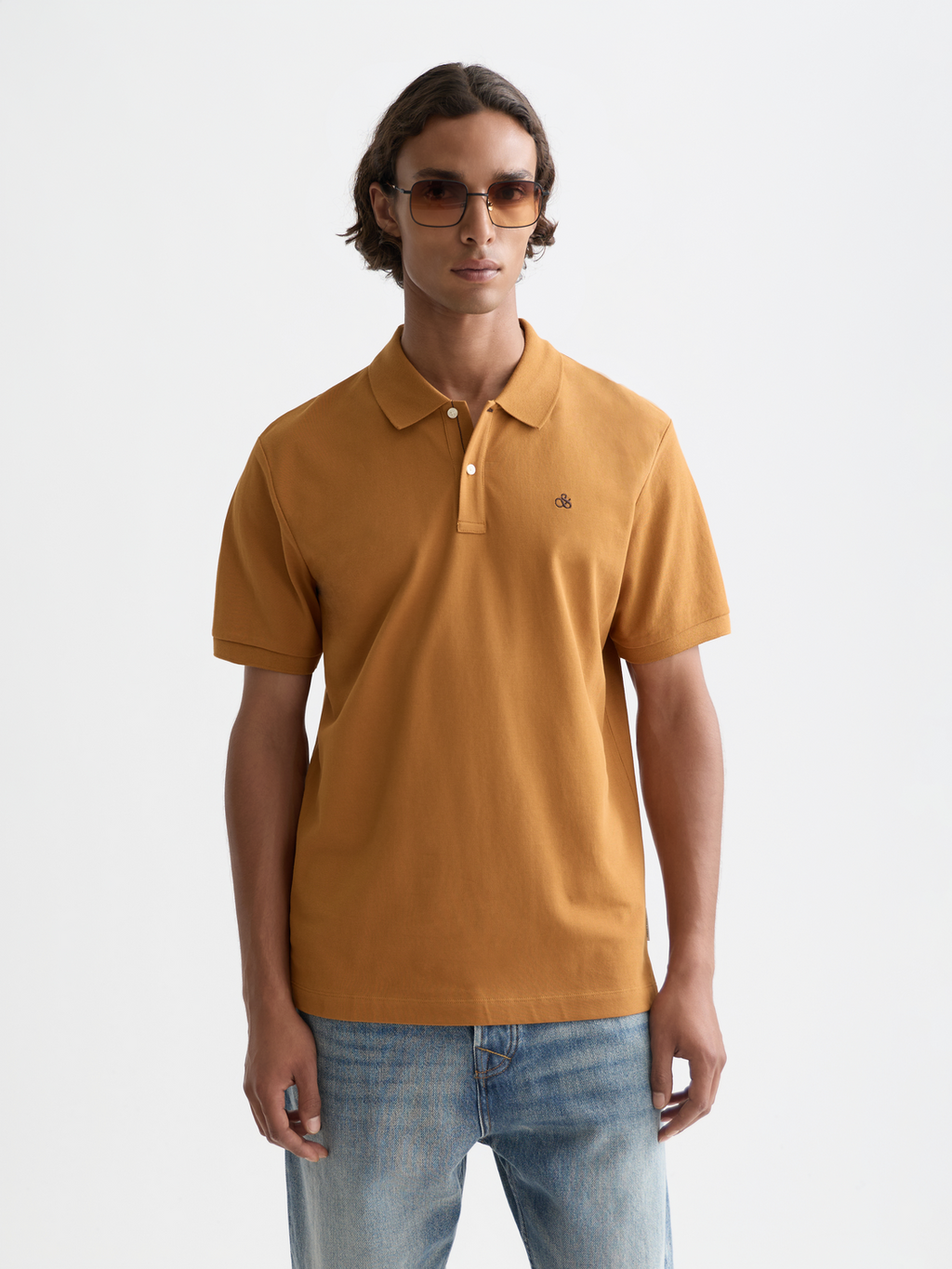Seasonal Core Pique Chest Logo Polo