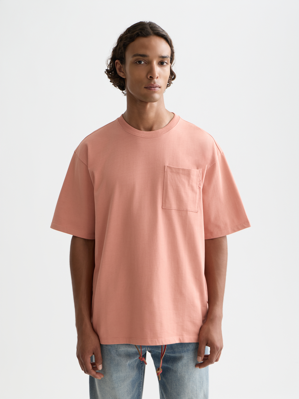 Seasonal Core 3 Crosses Chest Pocket Loose-Fit T-Shirt