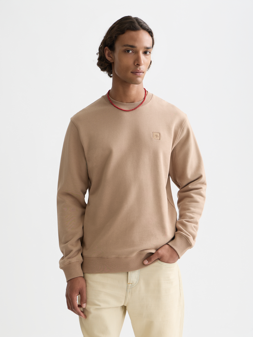 Seasonal Core Logo Badge Regular-Fit Sweatshirt
