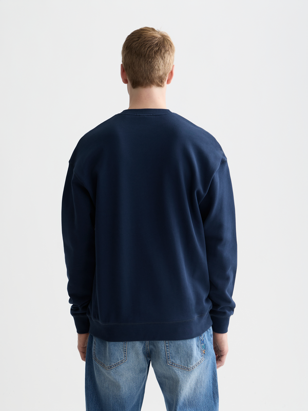 Seasonal Essentials —  Front Chest Logo Relaxed-Fit Sweatshirt