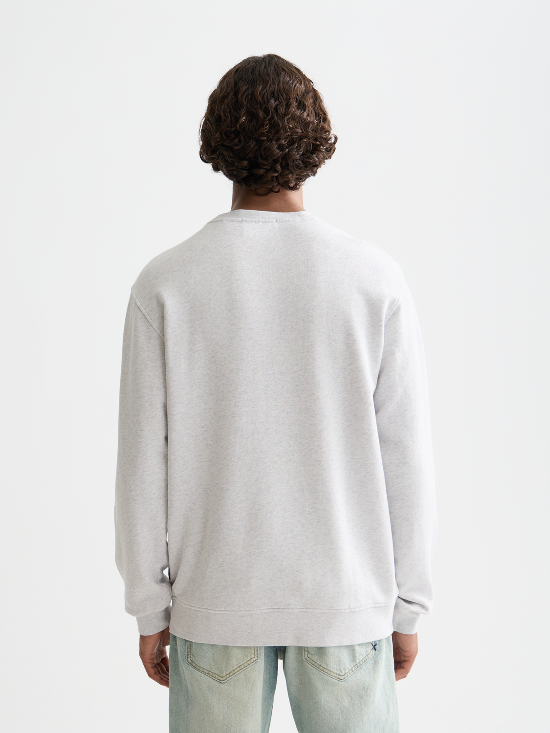 Washed Denim Graphic Sweatshirt