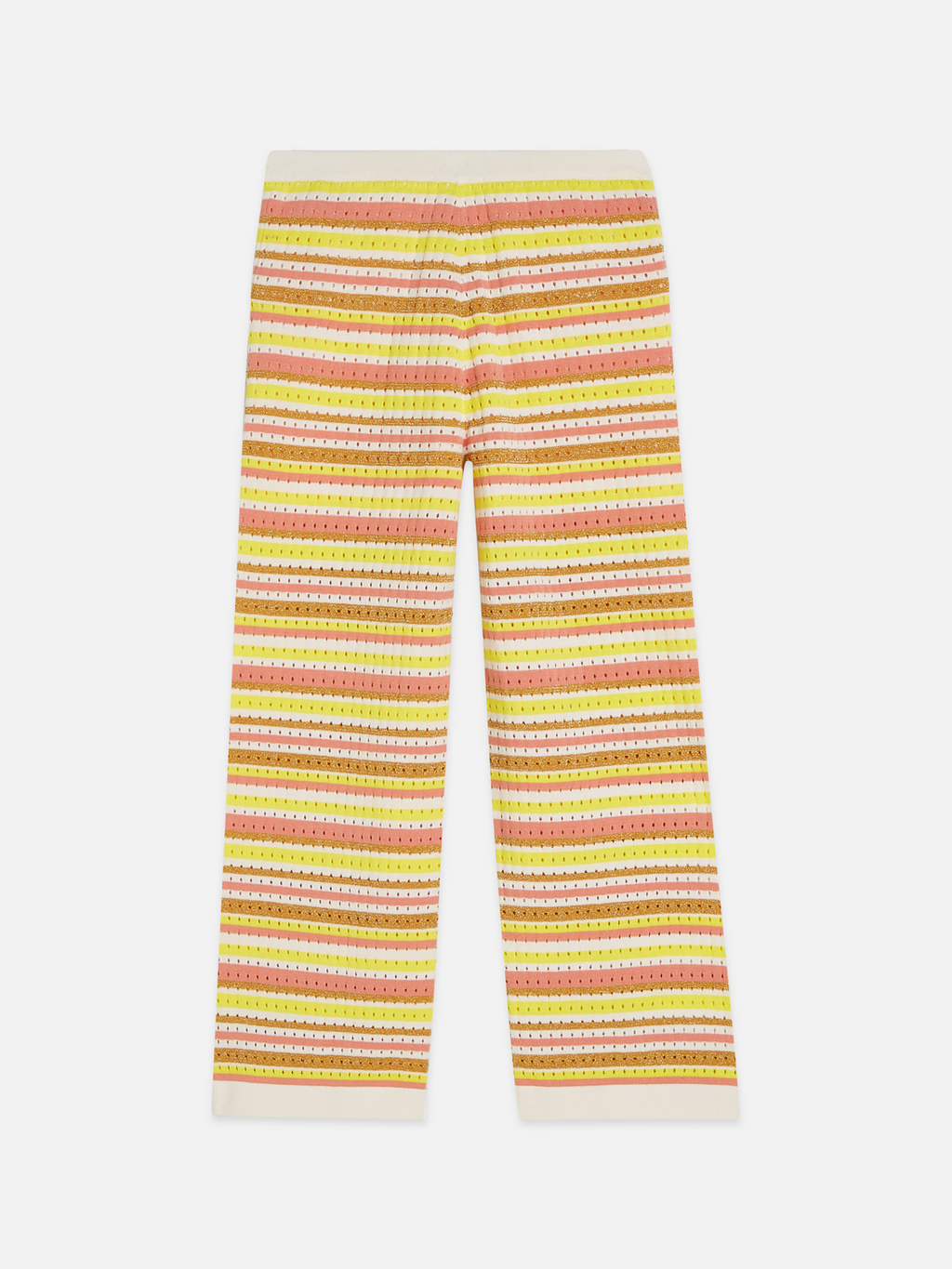 Lurex Stripe Knitted Sweatpants