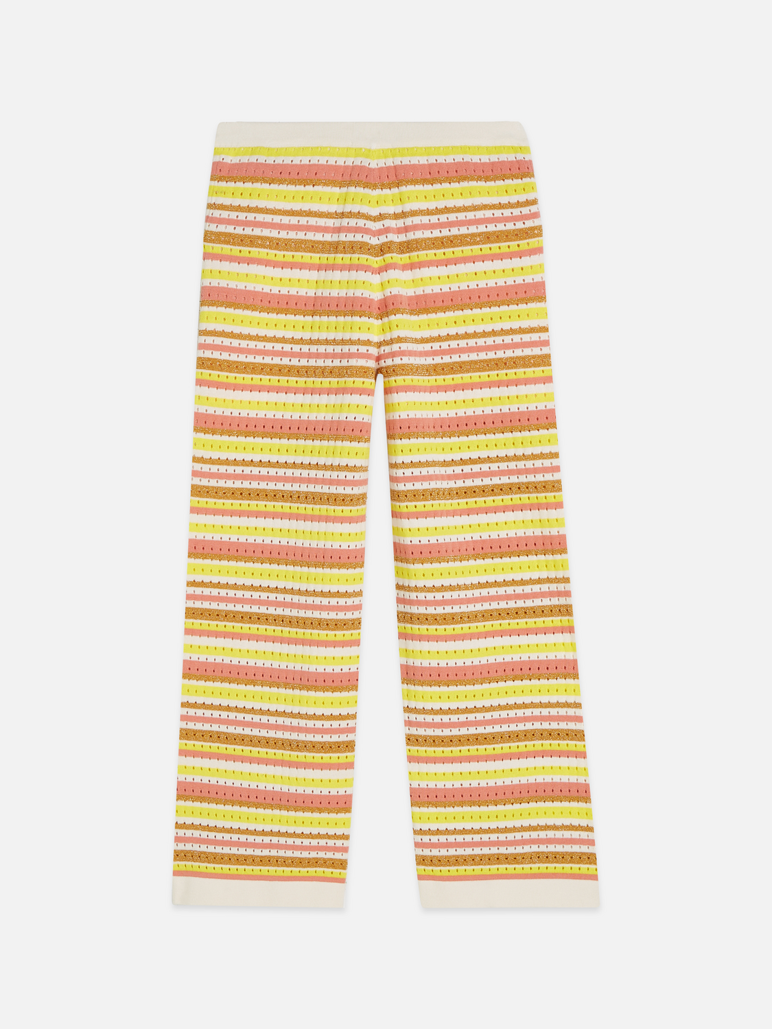 Lurex Stripe Knitted Sweatpants