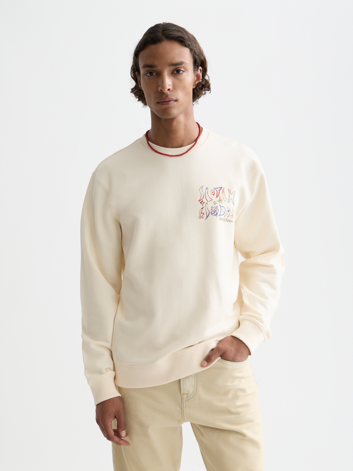 Front And Back Artwork Regular-Fit Sweatshirt