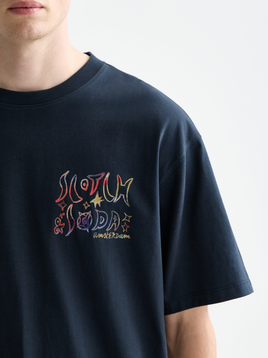 T-Shirt mit großem Print vorne und hinten