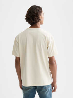 T-shirt coupe décontractée à imprimé sur le devant