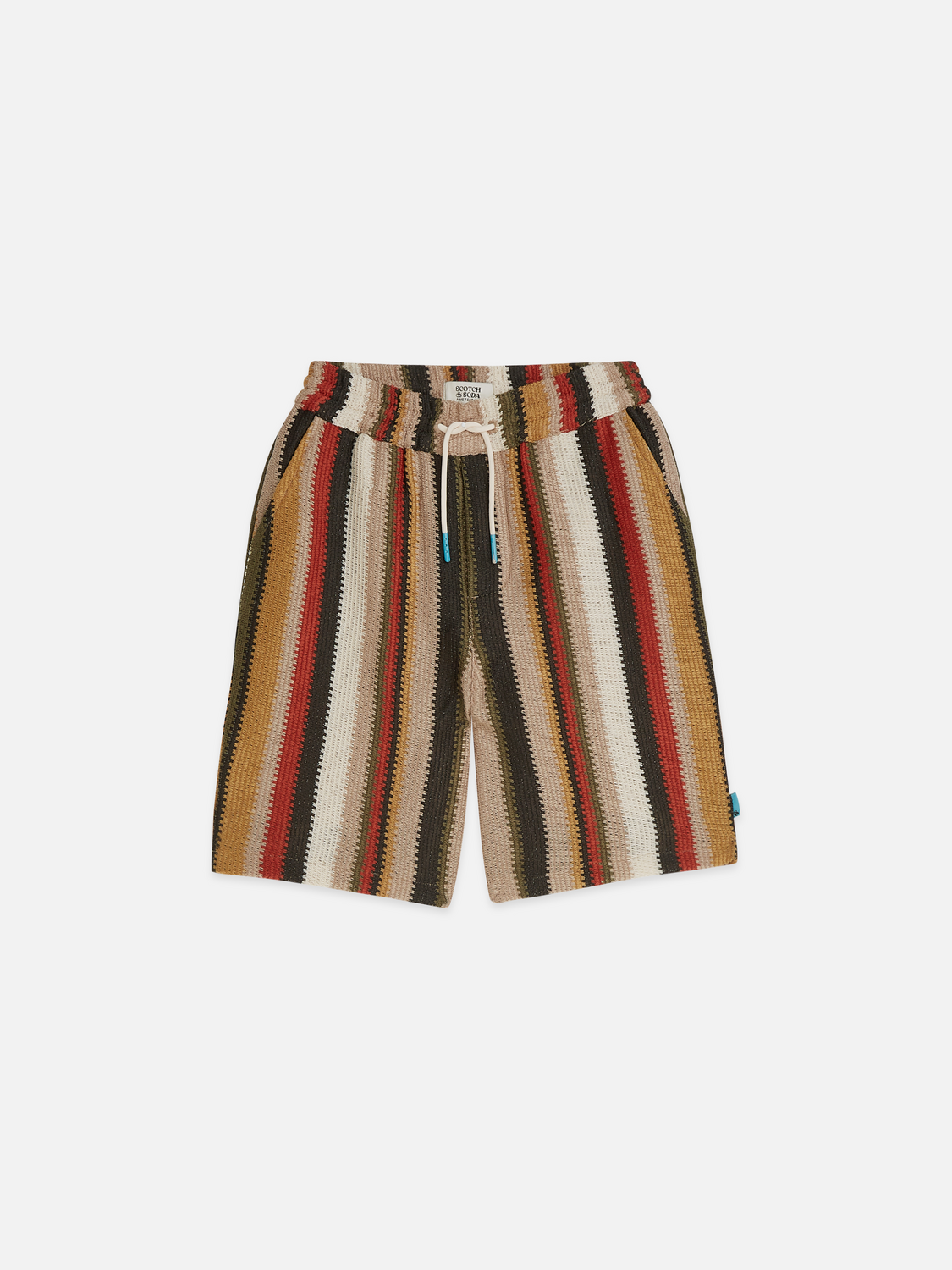 Multicolor Striped Shorts