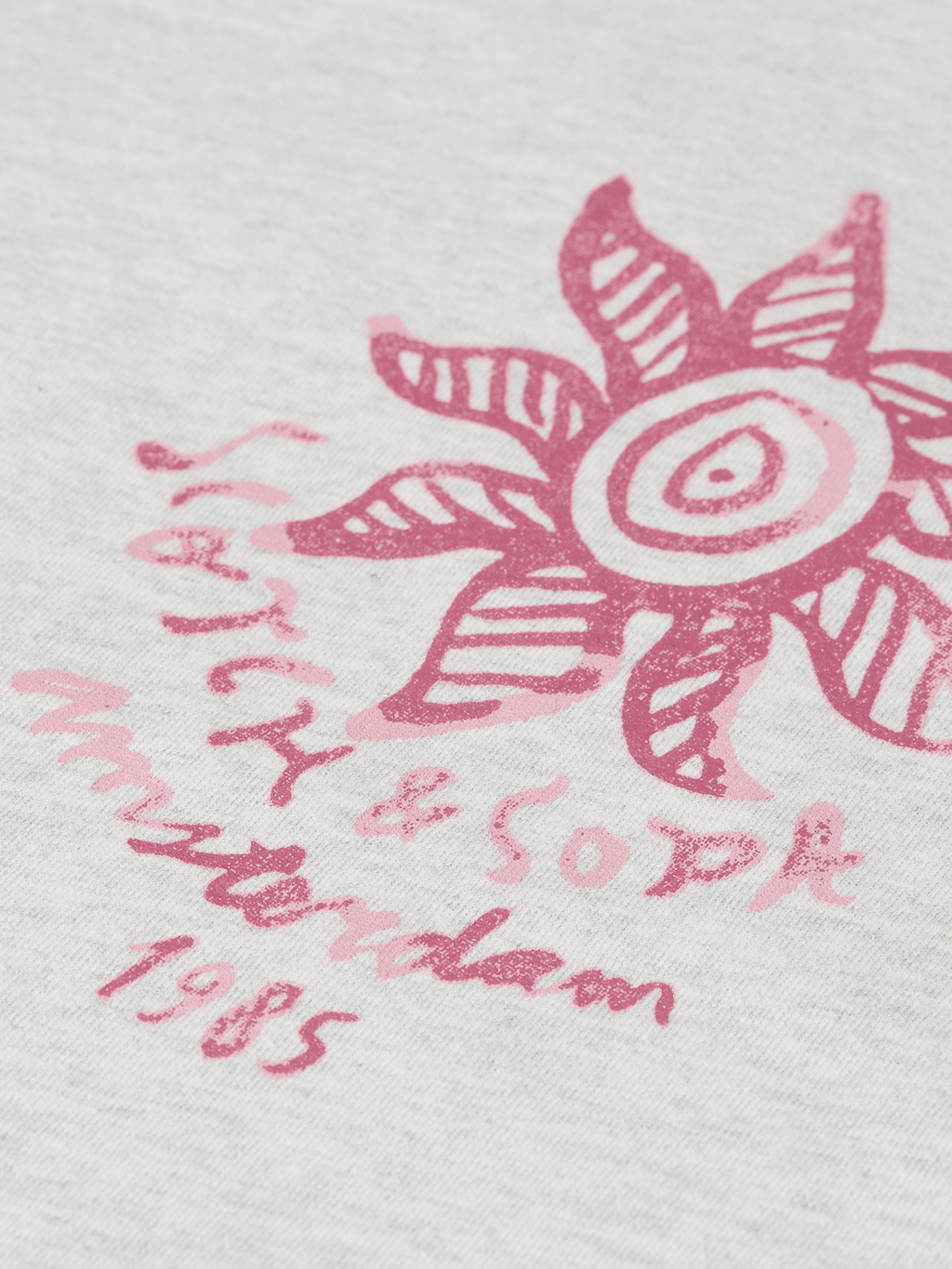T-shirt coupe décontractée avec motif sur le devant