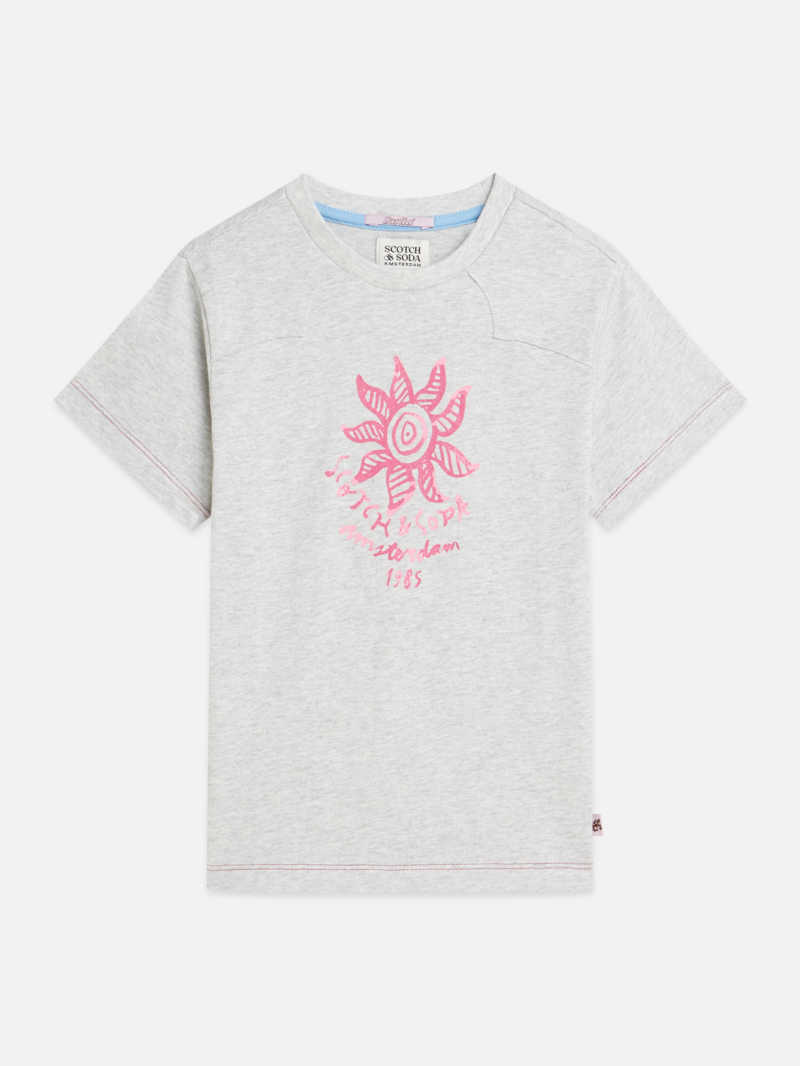 T-shirt coupe décontractée avec motif sur le devant
