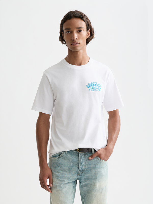 Front And Back Artwork Regular-Fit T-Shirt