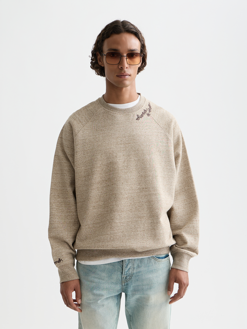 Sweat-shirt ample brodé Space Yarn