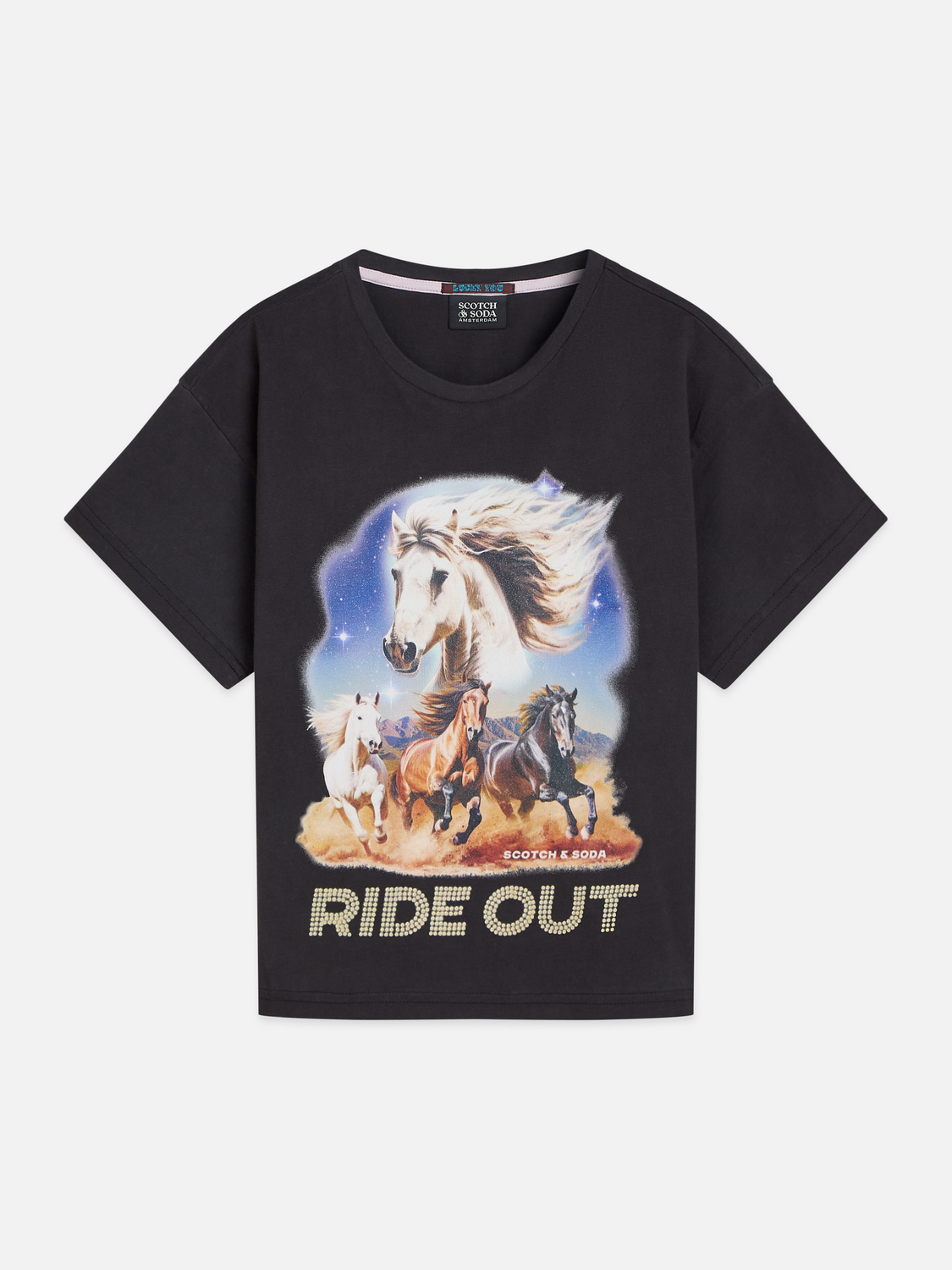 Front Artwork Loosefit Vintagewashed Tshirt