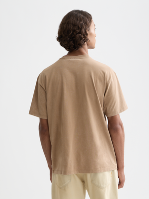 Front Artwork Relaxed-Fit Snow-Washed T-Shirt