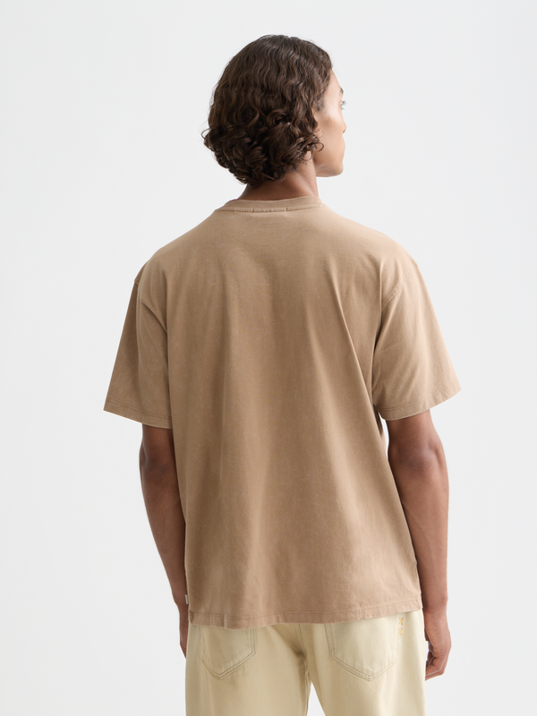 Front Artwork Relaxed-Fit Snow-Washed T-Shirt
