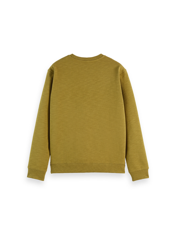 Sweat-shirt coupe classique avec logo sur la poitrine