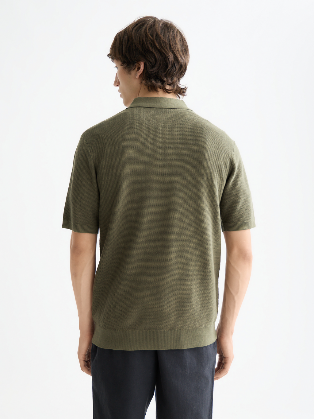 L'Essentiel – Polo tricoté structuré coupe classique