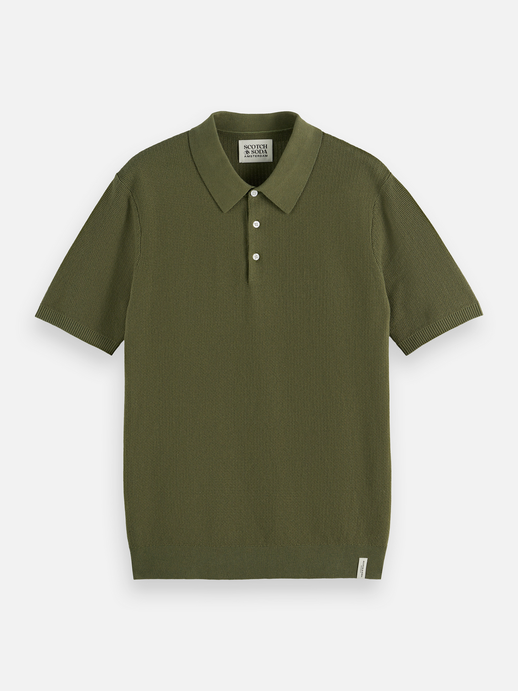 L'Essentiel – Polo tricoté structuré coupe classique