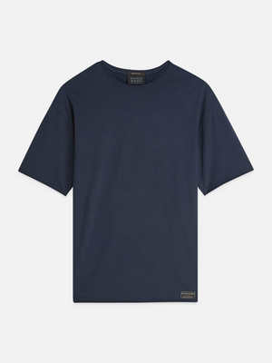 Essentials Raw-Edged Relaxed-Fit Garment-Dyed T-Shirt