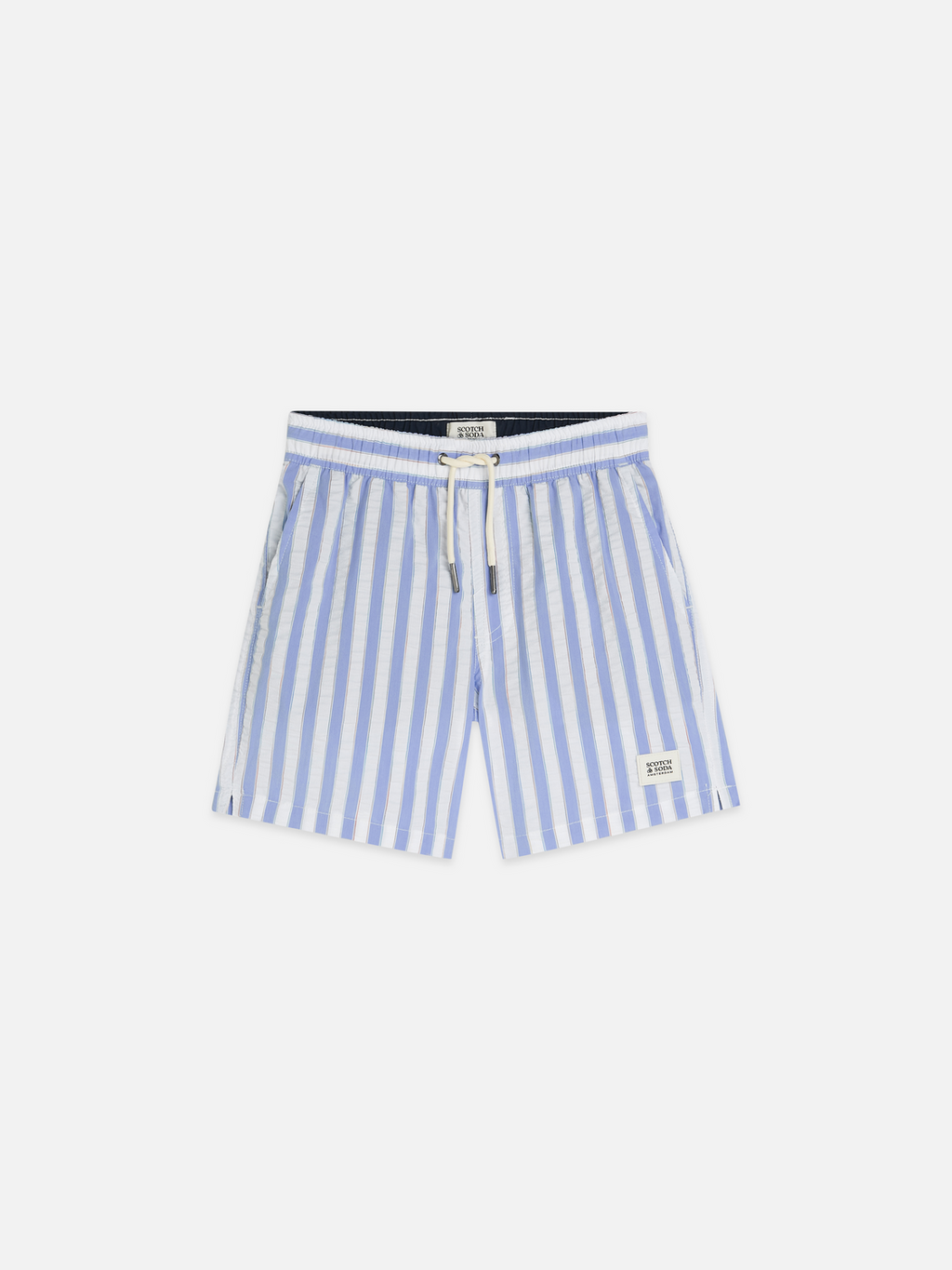 Striped Midlength Swim Shorts