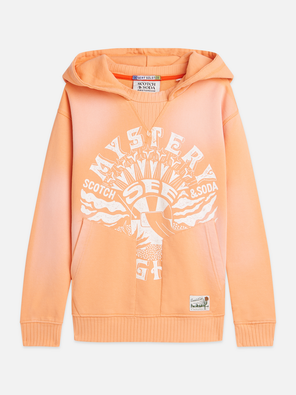 Front Artwork Washed Relaxedfit Hoodie