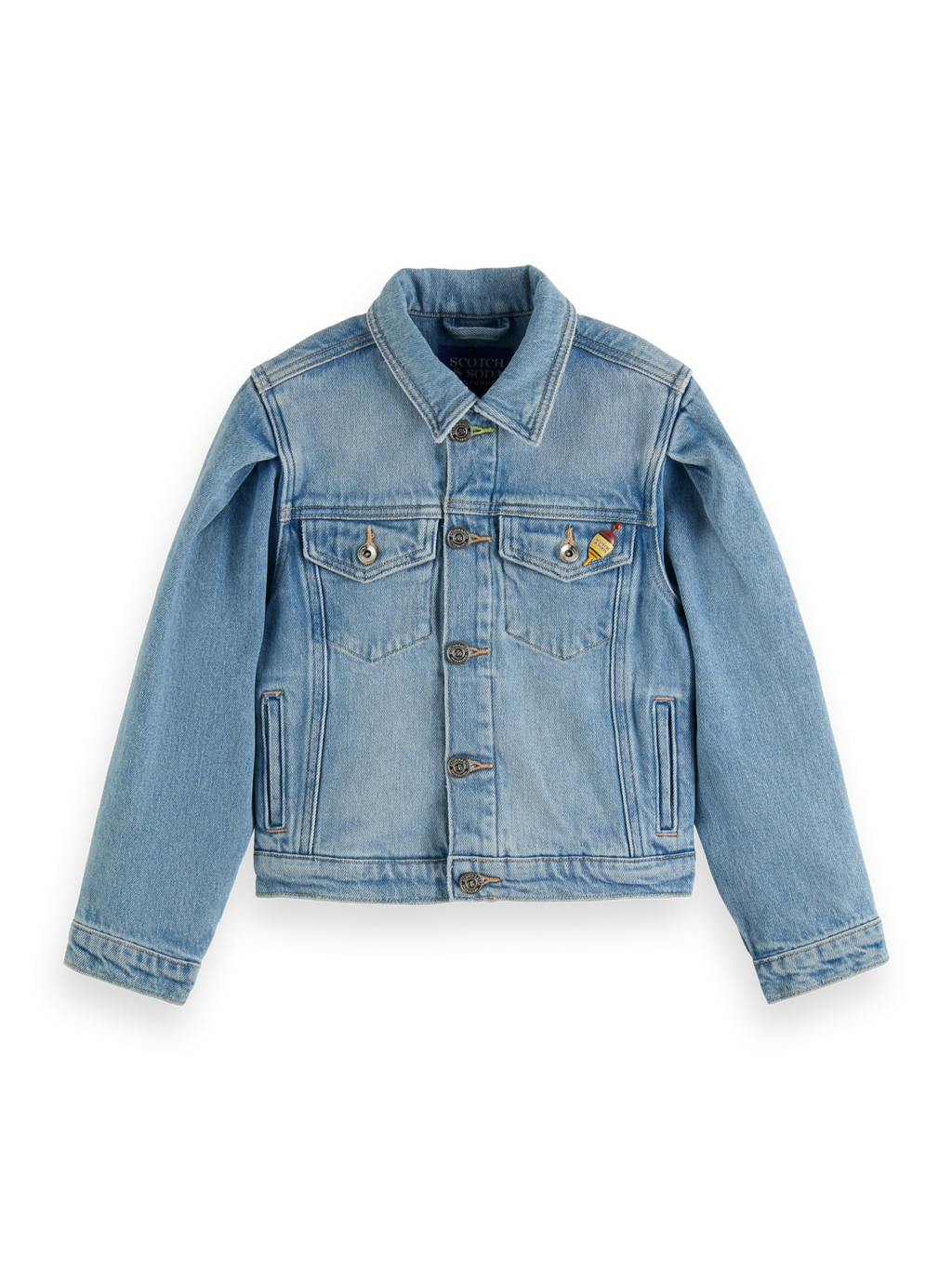 Trucker Jacket With Puff Sleeves - All Or Nothing