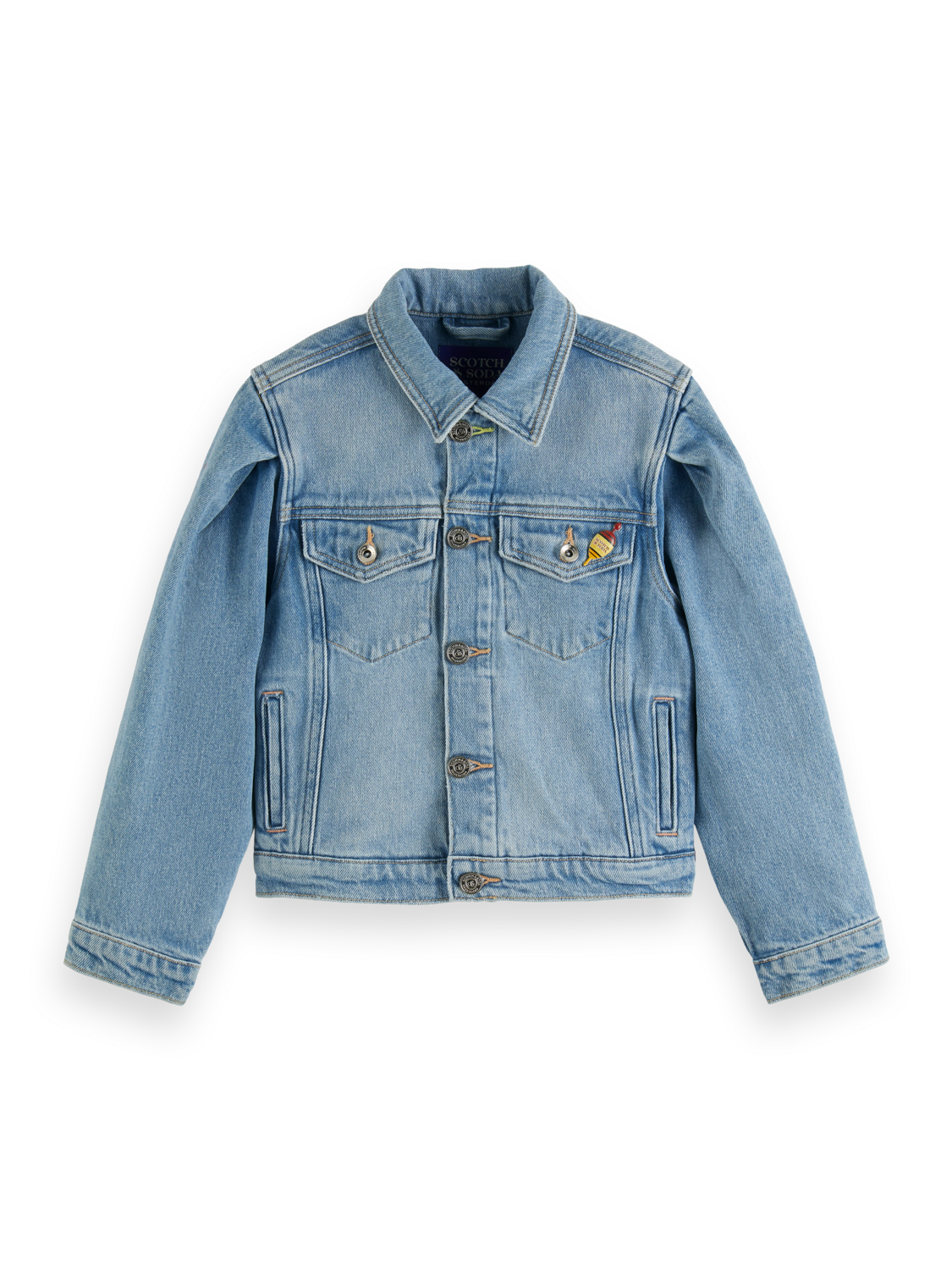 Trucker Jacket With Puff Sleeves - All Or Nothing