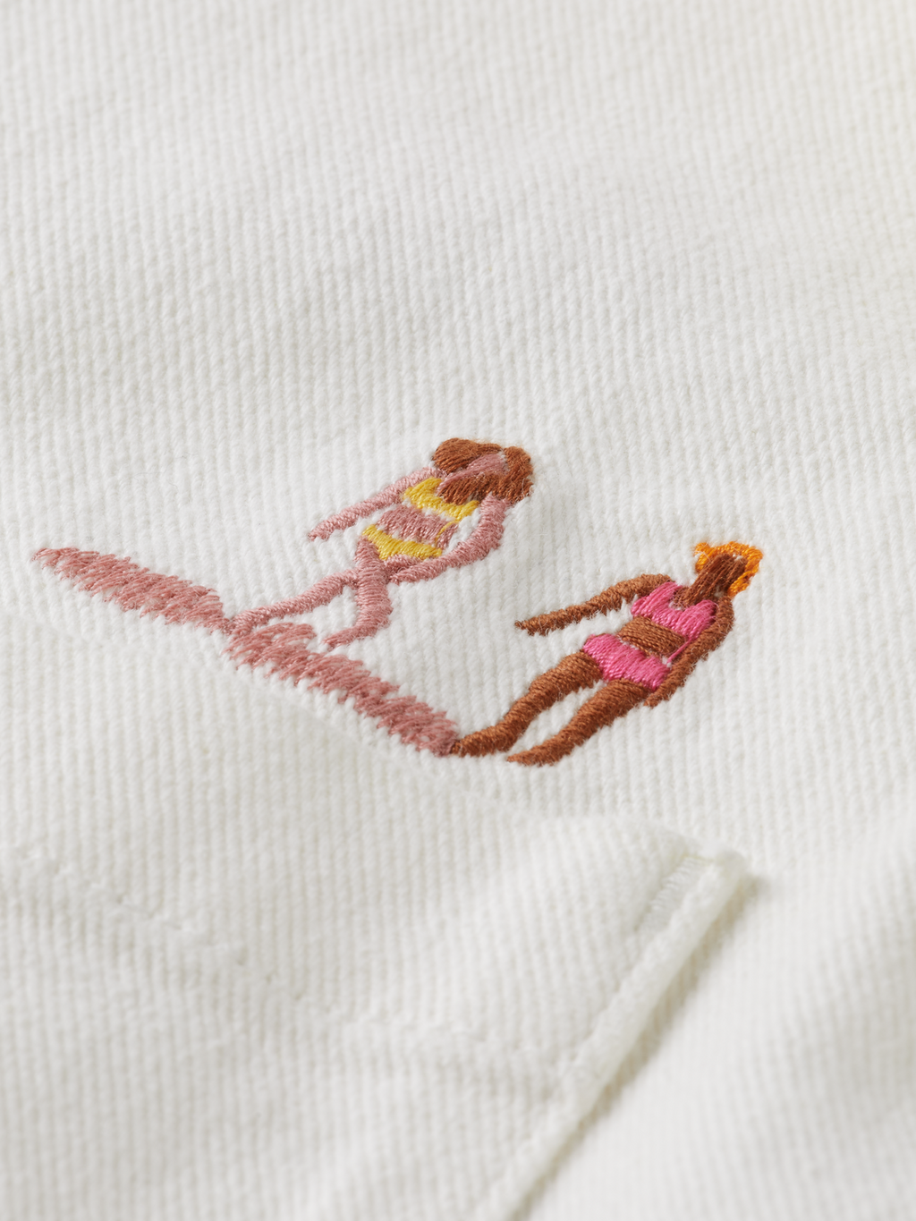 Girls' Chore Coat - Beach Scene