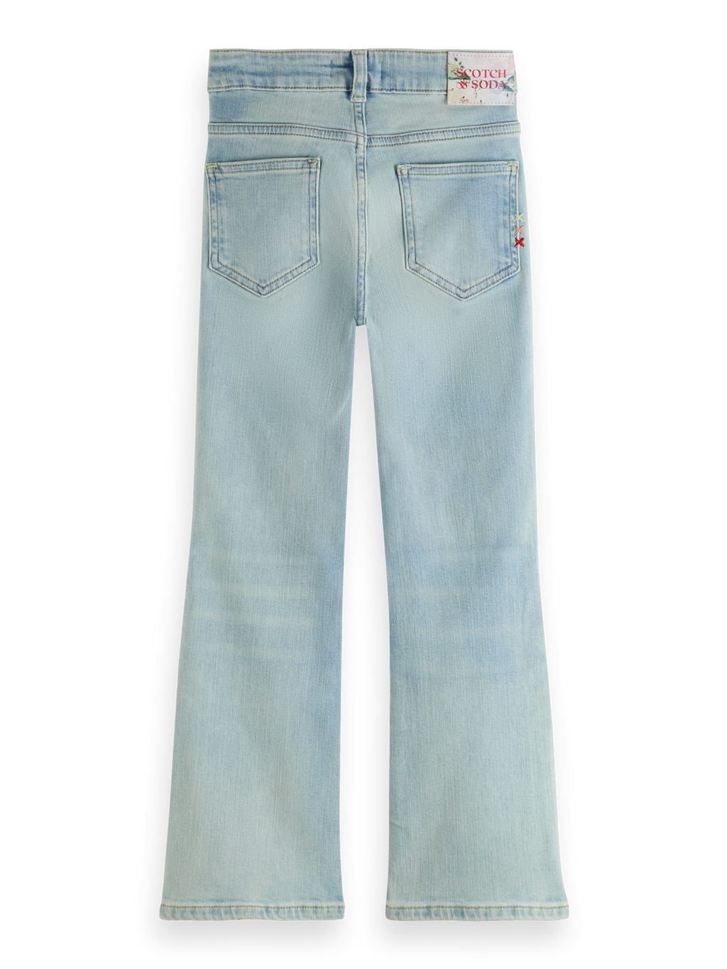 THE CHARM HIGH-RISE CLASSIC FLARED JEANS - BLAUW MIRAGE