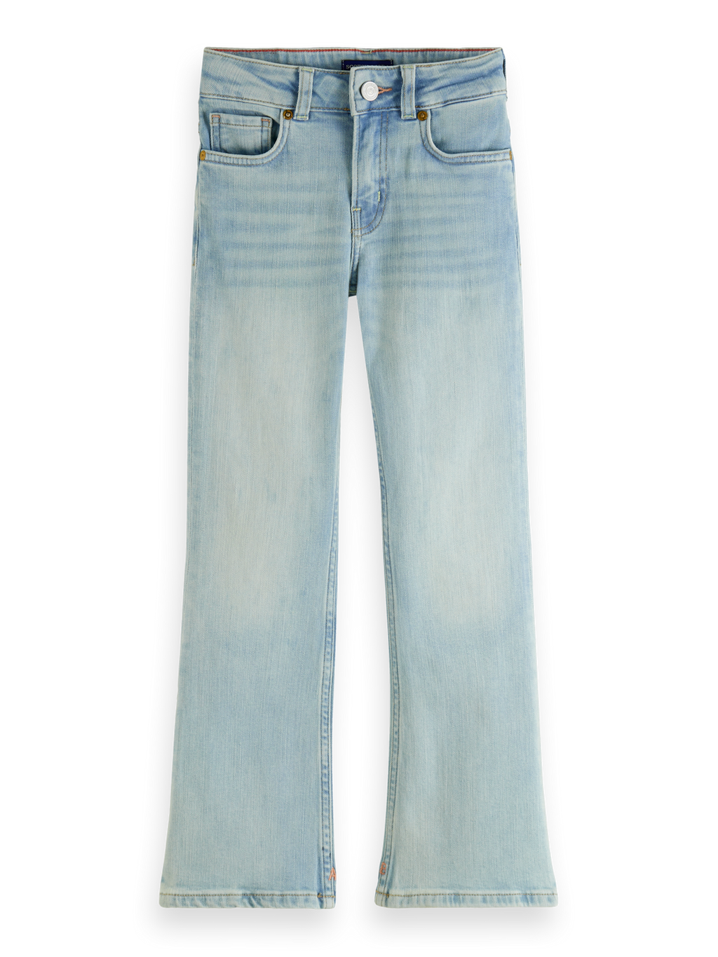 THE CHARM HIGH-RISE CLASSIC FLARED JEANS - BLAUW MIRAGE