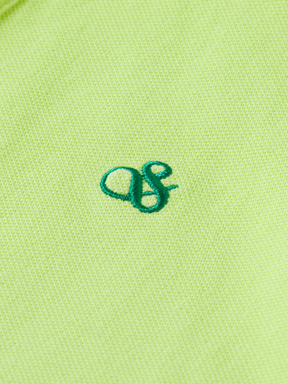 Stückgefärbtes Kurzarm-Piqué-Polo