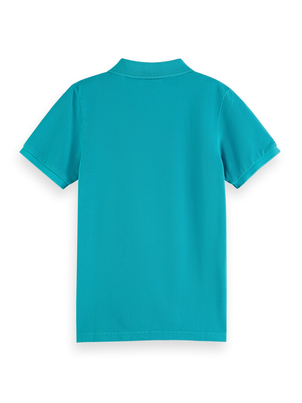 Garment-Dyed Short-Sleeved Pique Polo