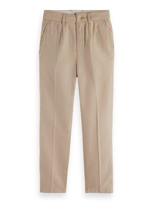 LOOSE-TAPERED-FIT - COTTON LINEN TWILL JOGGER