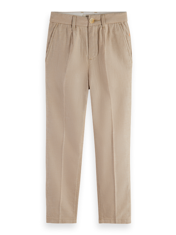 LOOSE-TAPERED-FIT - COTTON LINEN TWILL JOGGER
