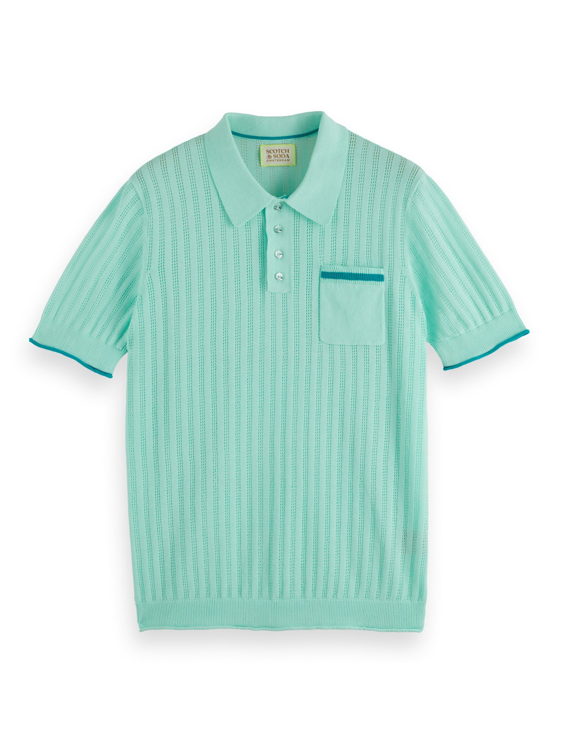 Openwork Polo