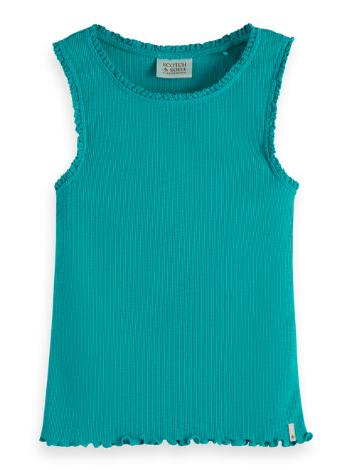 FITTED RIBBED TANK TOP