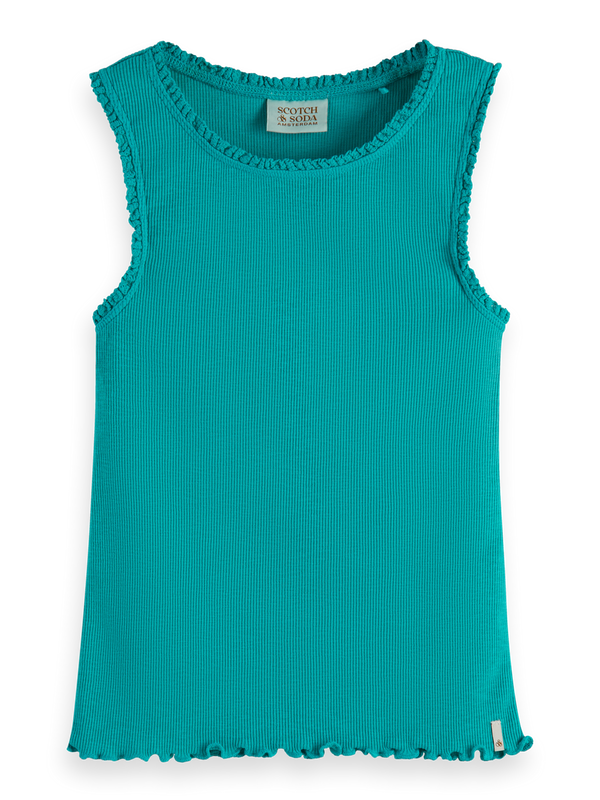 FITTED RIBBED TANK TOP