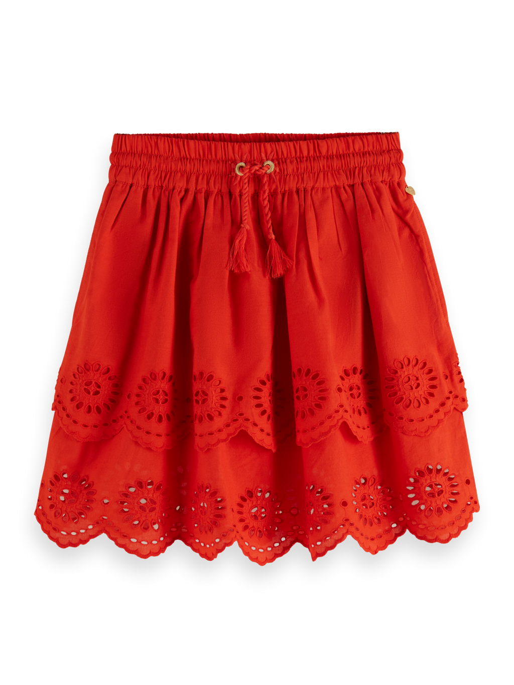 Tiered Broderie Anglaise Skirt