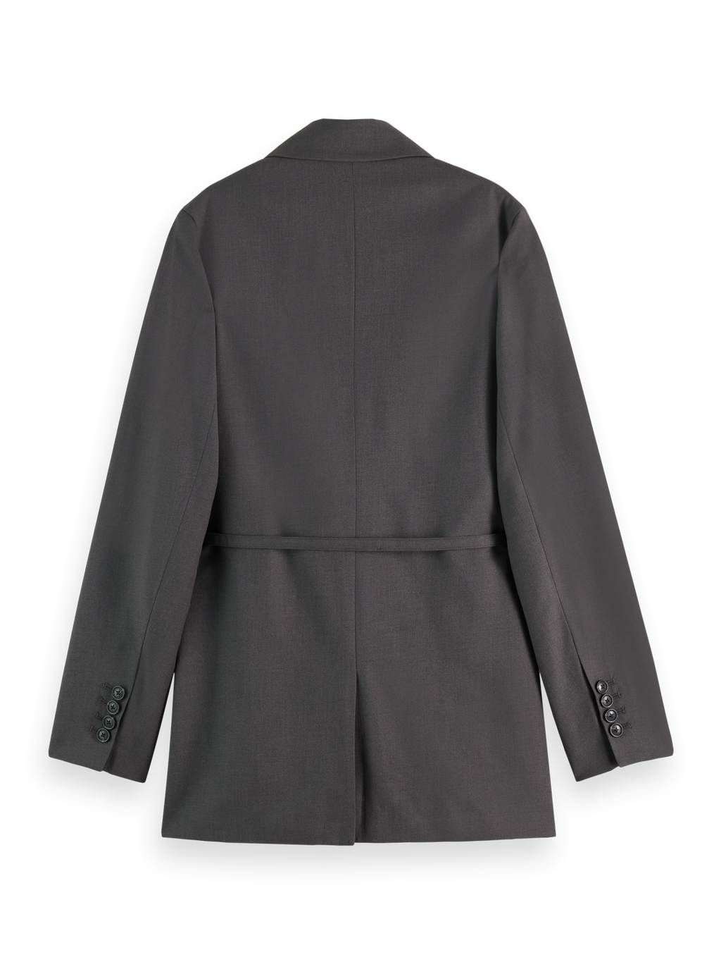 Blazer coupe droite en laine tropicale avec ceinture Core Db