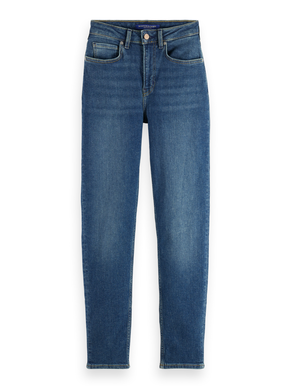 Core High Five Super Stretch  Slim Jeans - Classic Blue