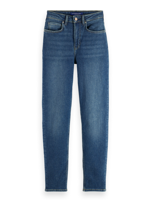 Core High Five Super Stretch Slim Jeans – Klassisches Blau