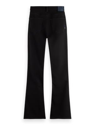 Essentials —  The Charm Flared Jeans  Stay Black