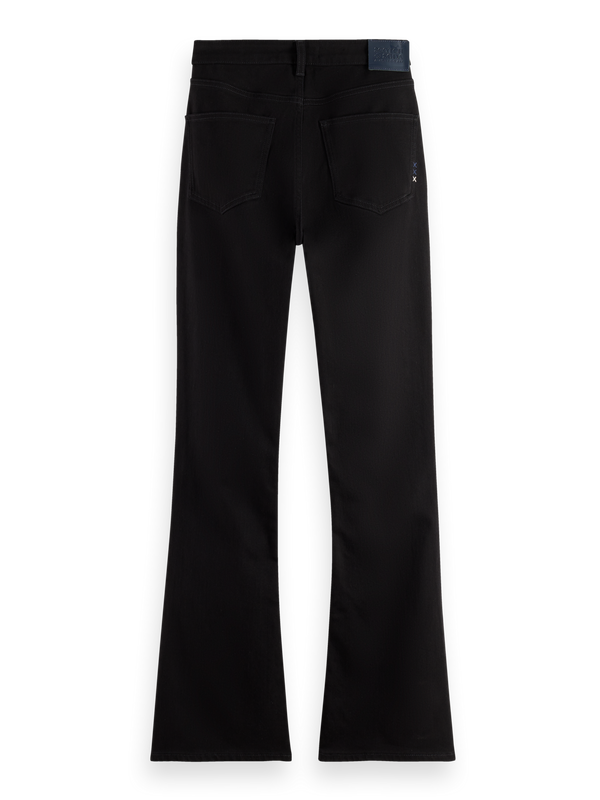 Essentials —  The Charm Flared Jeans  Stay Black