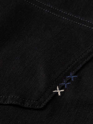 Essentials —  The Charm Flared Jeans  Stay Black