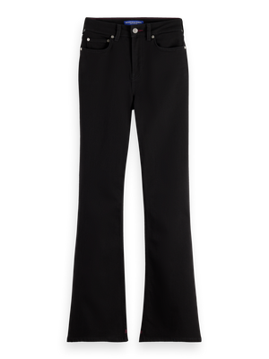 Essentials —  The Charm Flared Jeans  Stay Black