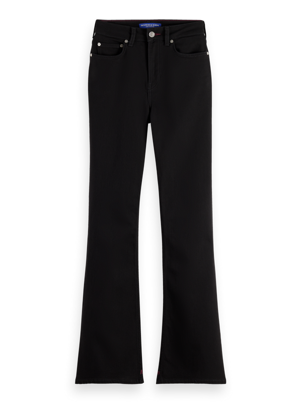Essentials —  The Charm Flared Jeans  Stay Black