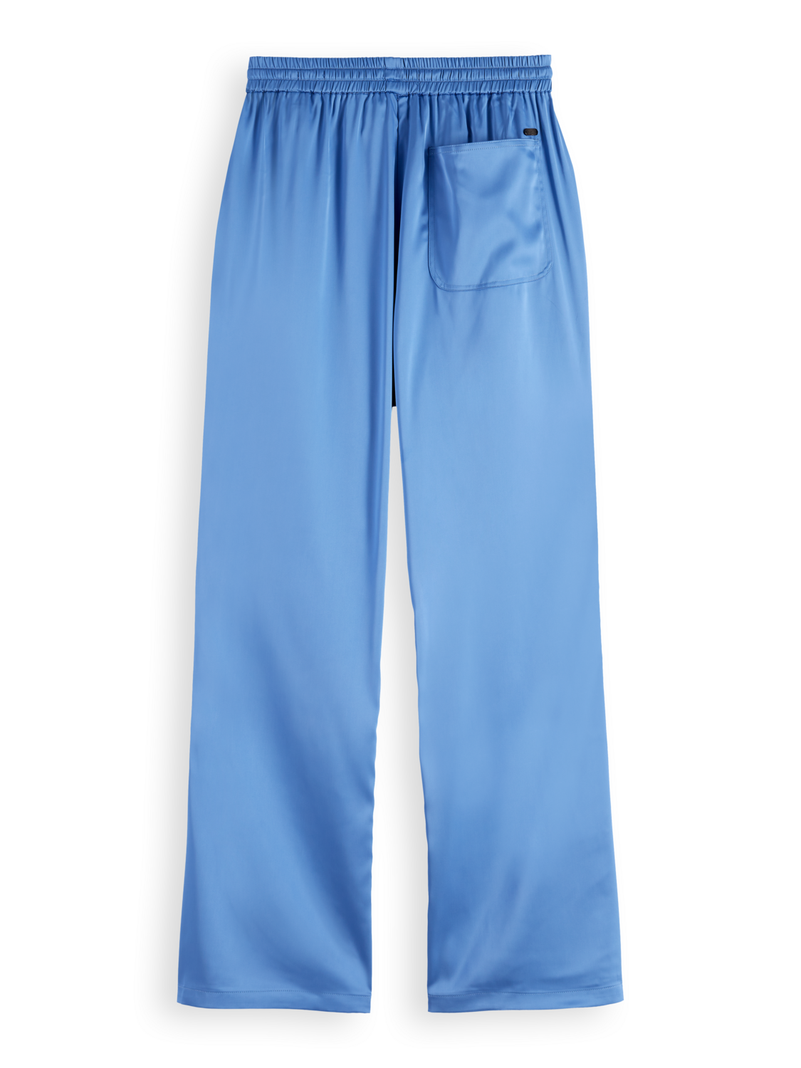 Mae Mid-Rise Bootcut Pull-On Satin Pant