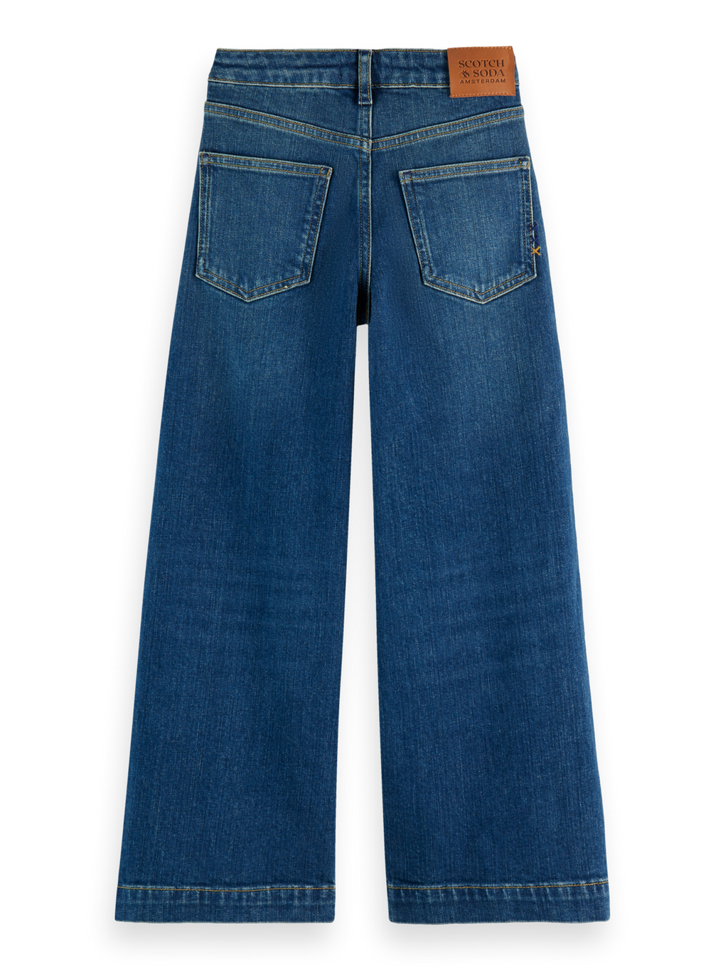 Nos The Wave Wide Leg Jeans Classic Blue